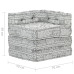 Fotoliu Puf Modular, Gri Deschis, Material Textil