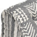 Fotoliu Puf Modular, Gri Cu Dungi, Material Textil