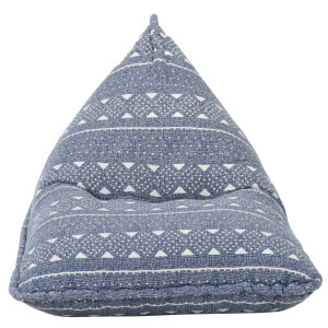 Canapea Tip Sac, Indigo, Material Textil, Petice
