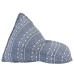 Canapea Tip Sac, Indigo, Material Textil, Petice