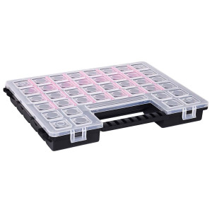 Cutii Sortare 5 Buc Separatoare Reglabile 385X283X50 Mm Plastic
