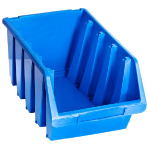 Cutii De Depozitare Stivuibile, 14 Buc., Albastru, Plastic