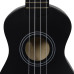 Set Ukulele Soprano, Cu Husă, Pentru Copii, Negru, 21"