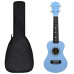 Set Ukulele Soprano Pentru Copii, Cu Husă, Bleu, 21"