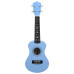 Set Ukulele Soprano Pentru Copii, Cu Husă, Bleu, 21"