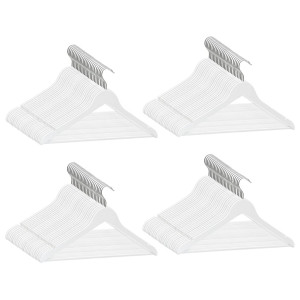 Set Umerașe Anti-Alunecare, Alb, 100 Buc., Lemn Esență Tare