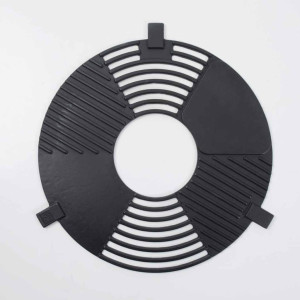 Redfire Grătar Plancha Barbecue, Negru, Oțel