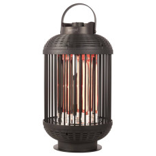 Sunred Încălzitor De Masă Indox, 1200 W, Halogen, Negru