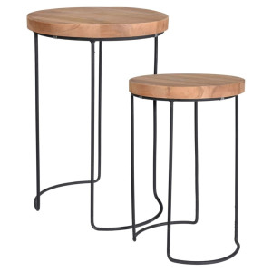 H&S Collection Set De Mese Laterale, 2 Piese, Tec