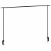 Progarden Tijă Decorativă De Masă Cu Clemă, Negru, Metal