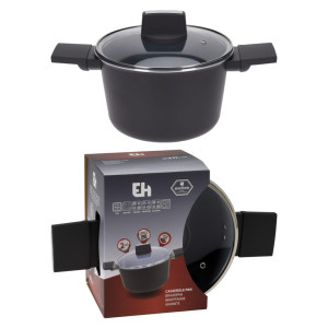 Excelent Houseware Vas Cu Capac, 20 Cm