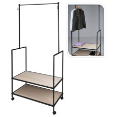 H&S Collection Suport De Haine Cu 2 Cârlige, Metal