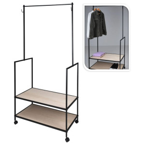 H&S Collection Suport De Haine Cu 2 Cârlige, Metal
