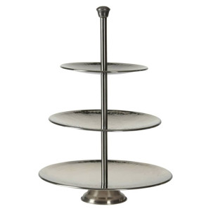 Excellent Houseware Suport Servire 3 Niveluri 36,5 Cm Oțel Inoxidabil