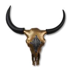 Hsm Collection Cap De Taur Decorativ, L, 80X10X80 Cm