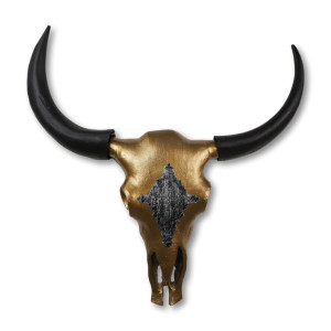 Hsm Collection Cap De Taur Decorativ, L, 80X10X80 Cm