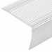 Profile Trepte În Formă De L, 15 Buc, Argintiu, 90 Cm, Aluminiu