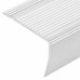 Profile Trepte Formă L, 15 Buc, Argintiu, 100 Cm, Aluminiu
