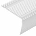 Profile Trepte Formă L, 15 Buc, Argintiu, 100 Cm, Aluminiu