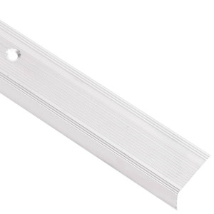 Profile Trepte În Formă De L, 10 Buc, Argintiu, 67 Cm, Aluminiu