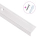 Profile Trepte În Formă De L, 10 Buc, Argintiu, 67 Cm, Aluminiu