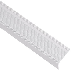 Profile Trepte În Formă De L, 15 Buc, Argintiu, 67 Cm, Aluminiu