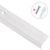 Profile Trepte În Formă De L, 10 Buc, Argintiu, 67 Cm, Aluminiu