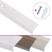 Profile Trepte În Formă De L, 10 Buc, Argintiu, 67 Cm, Aluminiu