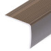 Profile Trepte În Formă De L, 10 Buc., Maro, 67 Cm, Aluminiu