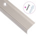 Profile Trepte În Formă De L, 10 Buc. Șampanie 67 Cm Aluminiu