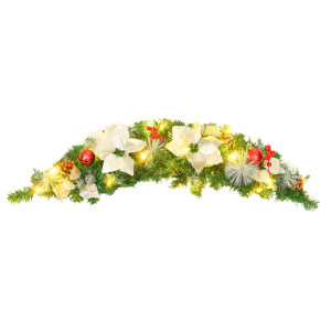 Arcadă De Crăciun Cu Lumini Led, Verde, 90 Cm, Pvc