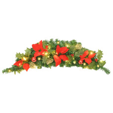 Arcadă De Crăciun Cu Lumini Led, Verde, 90 Cm, Pvc