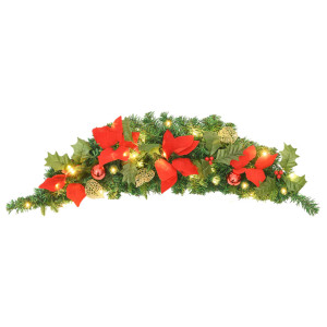 Arcadă De Crăciun Cu Lumini Led, Verde, 90 Cm, Pvc