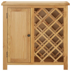 Dulap Sticle De Vin, 11 Sticle, 80X32X80 Cm, Lemn De Stejar
