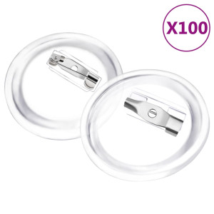Set De Ecusoane Cu Ac, 100 Seturi, 25 Mm, Acril