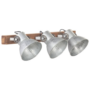 Lampă De Perete Industrială, Argintiu, 65 X 25 Cm, E27