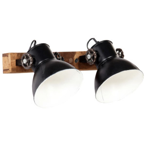 Lampă De Perete Industrială, Negru, 45 X 25 Cm, E27