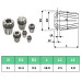 Coliere Er11 13 Buc., Set Instrumente De Strunjire