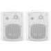 Boxe Stereo De Perete, 2 Buc., Alb, 80 W, Interior/Exterior
