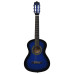 Chitară Clasică Începători Și Copii Albastru 1/2 34" Cu Husă