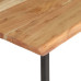 Cuier Cu Margine Naturala, 100X34X38 Cm, Lemn Masiv Acacia