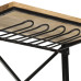 Dulap De Vin Design Tractor Alb 49X31X172 Cm Mango Nefinisat