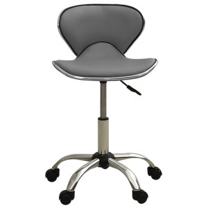Scaun De Salon Spa, Gri, Piele Ecologică
