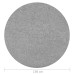 Gazon Artificial Cu Crampoane Diam 130 Cm, Gri Rotund