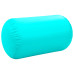 Rulou De Gimnastică Gonflabil Cu Pompă, Verde, 100 X 60 Cm, Pvc