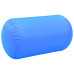 Rulou De Gimnastică Gonflabil Cu Pompă, Albastru, 100X60 Cm Pvc