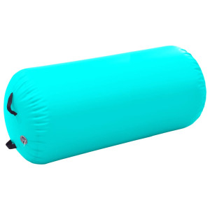 Rulou De Gimnastică Gonflabil Cu Pompă, Verde, 120 X 75 Cm, Pvc
