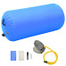 Rulou De Gimnastică Gonflabil Cu Pompă, Albastru, 120X75 Cm Pvc