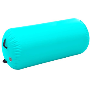 Rulou De Gimnastică Gonflabil Cu Pompă, Verde, 120 X 90 Cm, Pvc