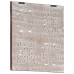 Panouri Perete Sculptate Manual, Maro/Alb, 40X40X1,5 Cm, Mdf